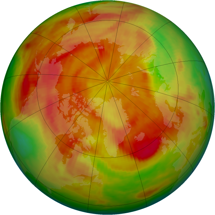 Arctic ozone map for 02 May 1982